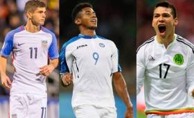 Jóvenes promesas que disputan eliminatorias mundialistas en Concacaf.
