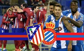 Atletico Madrid's Spanish forward Diego Costa dribbles the ball during the Spanish League football match between Espanyol and Atletico Madrid at the Cornella-El Prat stadium in Cornella de Llobregat on March 1, 2020. (Photo by PAU BARRENA / AFP)
