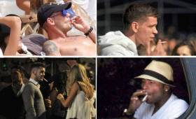 Los famosos futbolistas profesionales que han sido sorprendidos fumando.