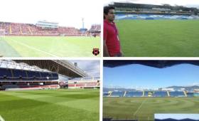 Liga Deportiva Alajuelense inauguró su nueva gramilla que es la primera híbrida en Centroamérica.