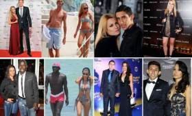 Los futbolistas siempre se han caracterizado por tener bellas parejas.