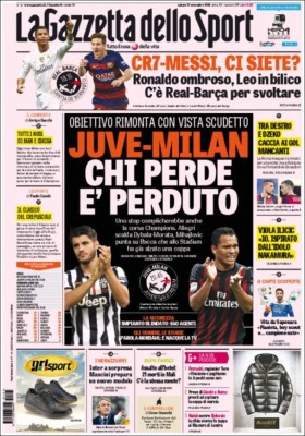 Las mejores portadas de este sábado de clásico 21 de noviembre de 2015