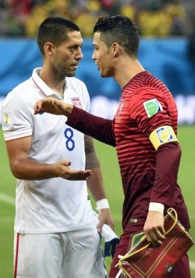 Cristiano Ronaldo sólo pudo mostrar su nuevo look ante Estados Unidos