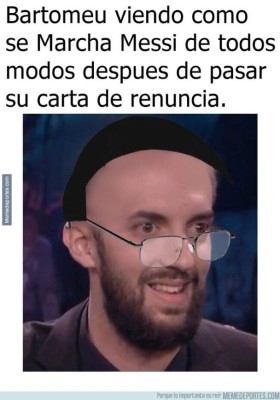 Nunca los memes habían sido tan crueles con el Barcelona: Las burlas de la posible marcha de Messi &nbsp;&nbsp;