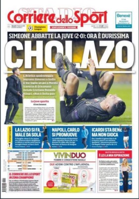 Las portadas internacionales: 'CR7, salva a esta Juve'