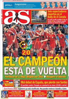 Las portadas de hoy en los principales diarios deportivos del mundo