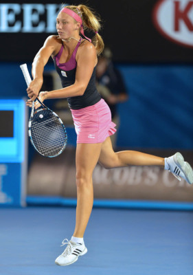 La pasarela femenina del Open de Australia.