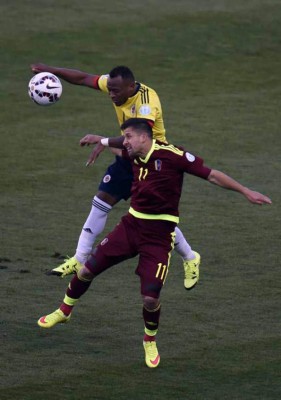 Venezuela vence 1 a 0 a Colombia en su debut en la Copa América