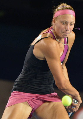 La pasarela femenina del Open de Australia.