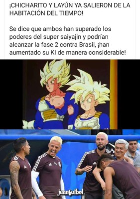 Los mejores memes del cambio de 'look' de Chicharito Hernández y Layún previo al juego con Brasil