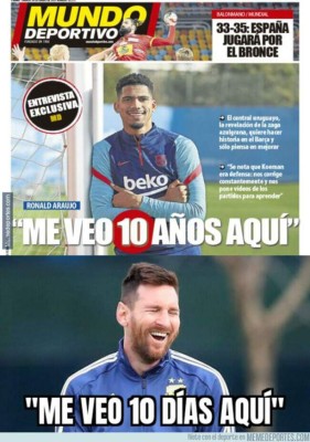 Messi, víctima de memes por su contrato millonario tras el gane del Barcelona ante el Athletic