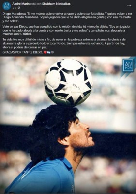 El día que Maradona se nos fue: Los mensajes más conmovedores que se dieron en las redes sociales