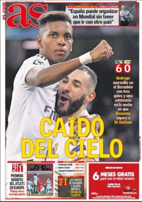 Rodrygo pone a sus pies a la prensa mundial: 'Por fin hay alguien con pinta de estrella'