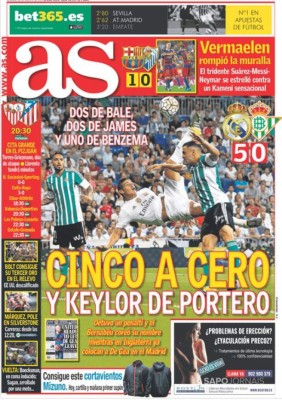 Las portadas de los principales periódicos deportivos del mundo