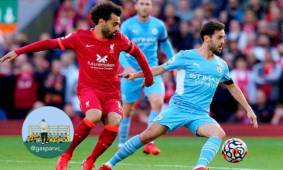 Duelo entre Liverpool y Manchester City este domingo en la Premier League.