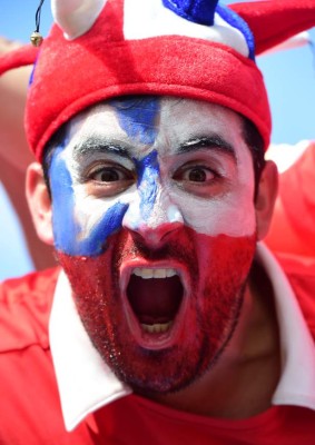 Las mejores imágenes del ambiente Chile-Holanda