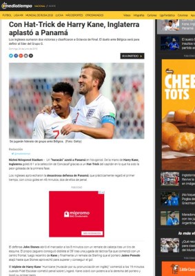 Así reaccionó la prensa mundial tras la paliza de Inglaterra sobre Panamá