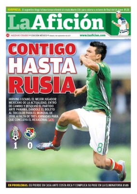 PORTADAS: Llanto en Panamá, júbilo en México, Costa Rica y Honduras