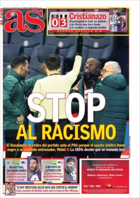 'El rey es Cristiano': Las portadas del mundo se rinden a Ronaldo tras vencer a Messi en Champions