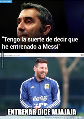 ¡Crueles! Messi y Suárez, protagonista de los memes tras la goleada del Barcelona al Mallorca