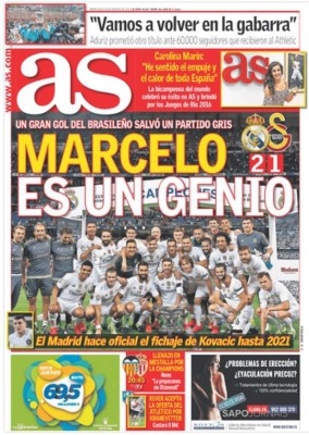 Principales portadas de los diarios deportivos del mundo