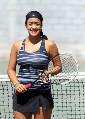 Daniela Obando, la tenista hondureña que admira a Roger Federer y María Sharapova