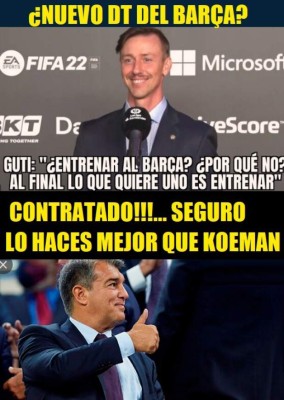 Atlético derrotó al Barcelona y los memes hacen pedazos a Koeman, Laporta y Luis Suárez