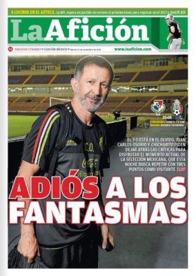 Fotos: Guerra de portadas en México y Panamá previo al choque de hoy