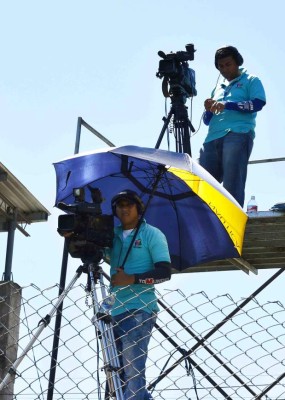 En la TV no se vio, pero el lente de Diez sí lo captó