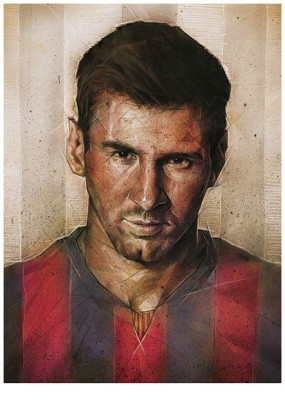 Los cracks del deporte hechos en pinturas de acuarela