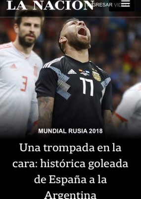 Sin piedad las portadas contra Argentina: 'Vergüenza mundial y Sampaliza'
