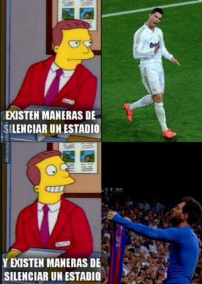 Los memes que siguen sobre Messi y su celebración en el Bernabéu