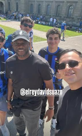 David Suazo en Múnich: la fiesta que se vivió previo a la gran final de la Champions League