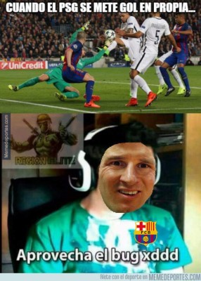 ¡Los memes que dejó la épica remontada del Barcelona ante PSG!