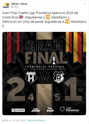 Lo que dicen los medios tras el título de Herediano ante Alajuelense