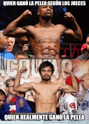Los memes que dejó la pelea Floyd Mayweather-Manny Pacquiao