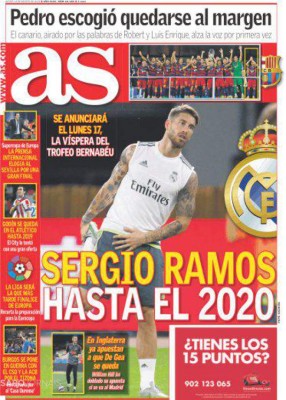 JUEVES: Las portadas de los periódicos deportivos más importantes