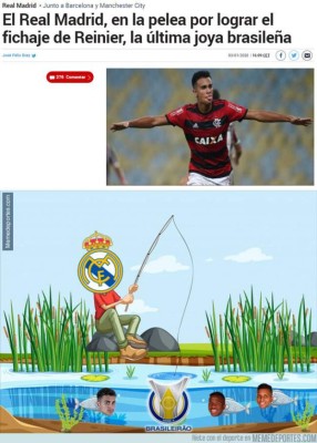 Courtois y James Rodríguez, protagonistas del los memes tras el triunfo del Real Madrid sobre Getafe
