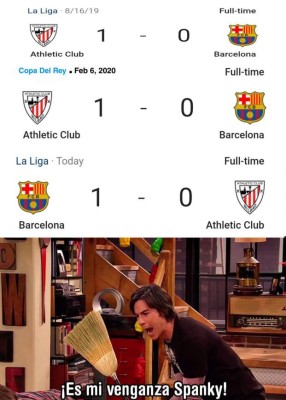 Los memes del sufrido triunfo del Barcelona ante el Athletic donde no perdonan a Messi