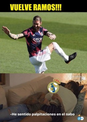 Real Madrid y Sergio Ramos son protagonistas de los memes tras el sufrido triunfo en la liga española