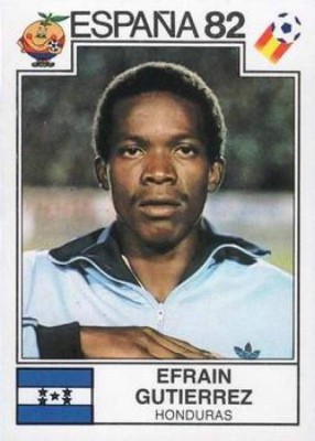 Así lucieron los jugadores hondureños en el álbum del Mundial de España 82