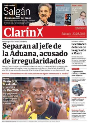 Las principales portadas de periódicos en el mundo de este sábado 20 de agosto