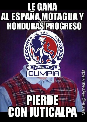Olimpia es fusilado con memes tras su derrota ante el Juticalpa FC