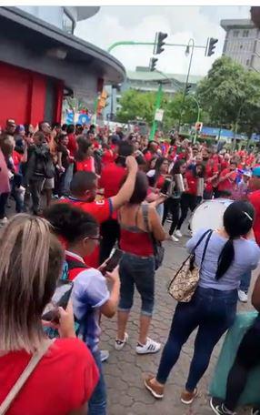 Tambores, bailes,  el pitbull disfrazado y mucha alegría en Costa Rica tras lograr su clasificación al Mundial de Qatar 2022