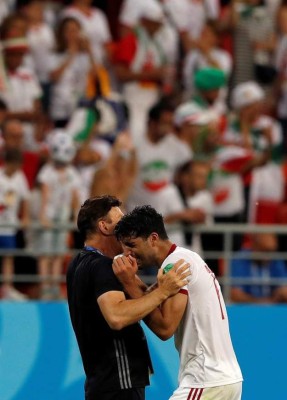NO SE VIO EN TV: El desgarrador llanto y la riña que se armó al final del Portugal-Irán en Rusia 2018