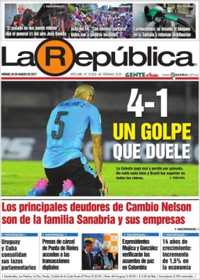 Portadas de hoy: Argentina se rinde a Messi y Honduras a ''TRUMPear'' a EUA
