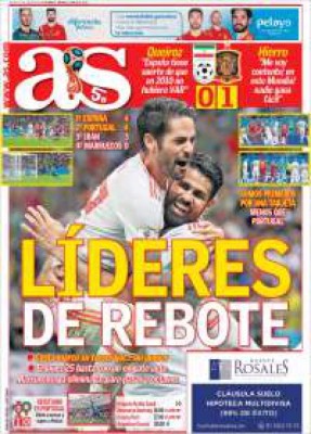 PORTADAS: Halagos a Cristiano Ronaldo y críticas para España