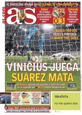 Las portadas por el mundo sobre la paliza del Barcelona ante el Real Madrid en Copa