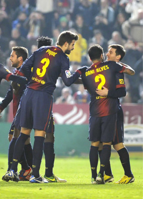 Messi suma y sigue Barcelona vr Córdoba por la copa del rey.