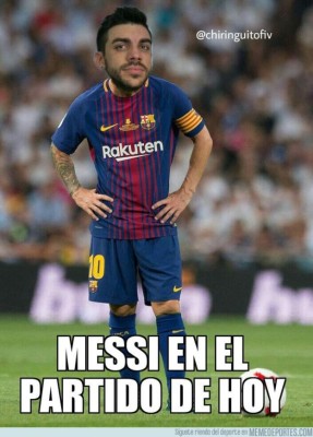 ¡Pobre Messi! Los memes del triunfo del Barcelona ante el Deportivo